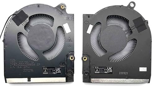 BestParts New CPU+GPU Cooling Fan Replacement for Dell Alienware m15 R7 M15R7 15.6 Gaming Laptop Series, P/N: EG75071S1-C210-S9A EG75071S1-C200-S9A, DFSCM227163929 DFSCK22D058839, 12V Fan
