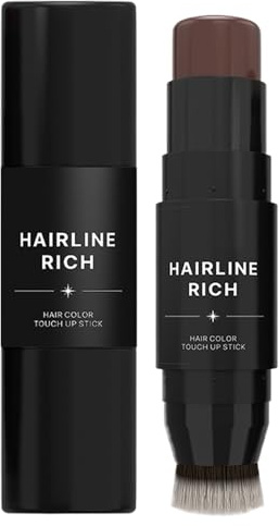 Haaransatz Abdeckstift, 7.5g Ansatzpuder, Haar-Concealer Haarverdichtung Wasserfestes Haar Make-up Zum Ansatz Kaschieren TouchUp Haarpulver Für Dünnes Haar Für Frauen Und Männer