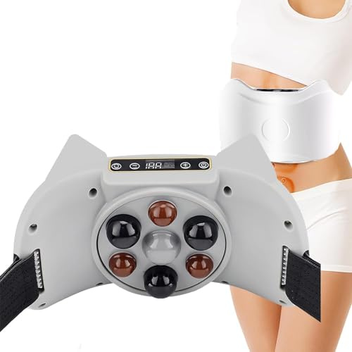 MYFTNP Masseur Abdominal Électrique, Appareil D'amincissement Abdominal, 3 Modes De Massage, Pétrissage Avant/arrière, Batterie De 2500 MAh, Améliore La Circulation Sanguine