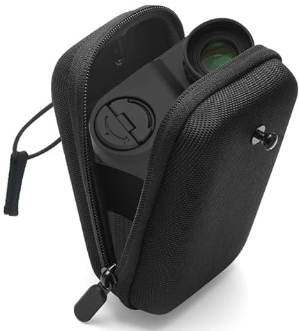 Golf Rangefinder Hard Shell Case, EVA Measuring Instrument Storage Box Carry Bag for Telescope Shockproof & Wear-Resistant for Most Rangefinders(Black)
