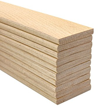 Replacement Beech Sprung Wooden Bed Slat Value Bundle Packs 53mm x 8mm x 915mm. Also Available in Any Length, Bespoke or Custom Length (20 Slats)