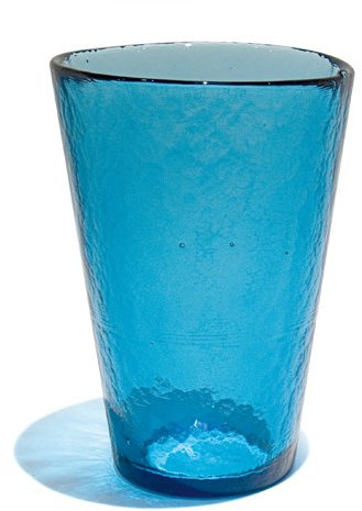 YALOS Murano Collection Happy Drink Bicchieri Bibita Happy Fruit Bicchieri Long Drink ø mm. 92 x mm. 134 Blu Vetro di Murano Made in Italy