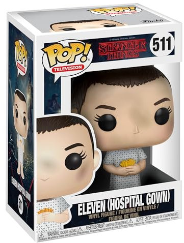 Funko Pop! Television: Stranger Things - Eleven Hospital Gown - Once - Figura de Vinilo Coleccionable - Idea de Regalo- Mercancia Oficial - Juguetes para Niños y Adultos - TV Fans