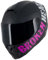 Broken Head BeProud Sport Pink-Schwarz-Matt Special Edition - Motorradhelm + Gratis Schwarzem Visier - Integralhelm für Naked-Bike-Helm, Sport-Helm
