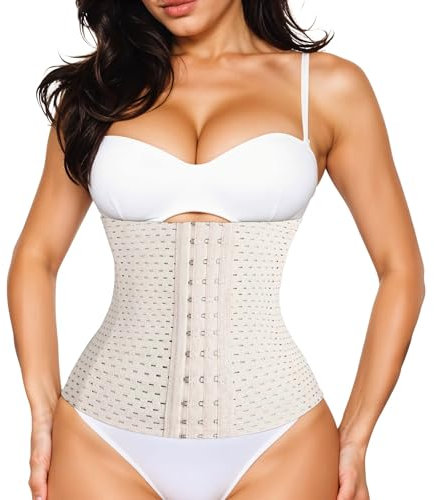 Elastischer Waist Trainer - Corset mit weichen Stahlstäben - Corsage Damen - Bauchgurt nach Geburt - Korsage Damen - Korsett bauchweg - postpartum belly wrap - Unterbrust Korsett - Corsett bauch weg