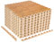 CCLIFE Bodenschutzmatte Fitness Bodenmatte Fitnessgeräte Puzzle Sportmatten Schutzmatten Fitnessraum Unterlegmatte, 60x60cm 32 Stück Holz