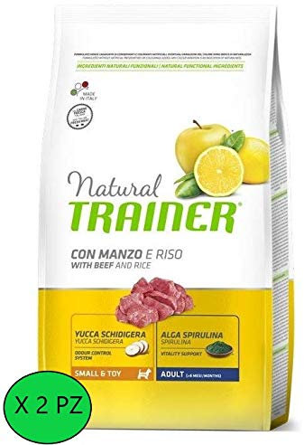 Natural Trainer Manzo und Riso 2 kg - Small Dog & Toy - Angebot 2 CONF