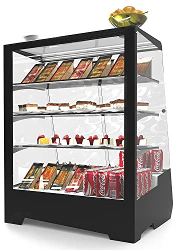 MBH - Vitrina expositora refrigerada TOWER para hostelería. Expositor frío de alimentos y bebidas para cafetería, panadería y pastelería.