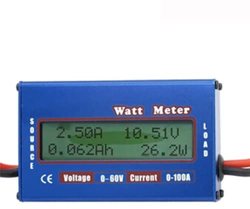 DollaTek Watt Leistungstester Wattmeter DC Power Analyzer Hohe Präzision Watt Volt Amp Energy Meter Analyzer Werkzeug (0-100A 0-60 V)