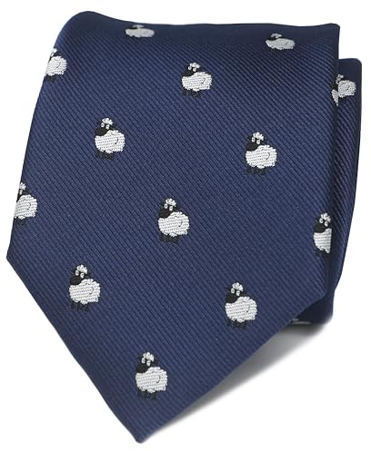 MENDEPOT Herren Geschenk-krawatte mit Tiermotiv Krawatte