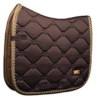 Equestrian Stockholm schabracken Dressur Dressurschabracken (Dressurschabracke COB, Golden Brown)