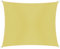 Windhager Sonnensegel Cannes Rechteck 3 x 4 m, Sonnenschutz für Garten & Terrasse, UV- und witterungsbeständig, gelb, 10745