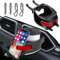 WDEC Supporto 2 in 1 per Bocchetta di Aerazione e Bevande, per Auto, Universale, Supporto per Bottiglia, Supporto Cellulare per Auto Universale, con 3 Coppie di Ganci Intercambiabili