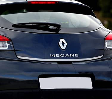 Luxyline Baguette de Coffre chromée pour Renault Mégane III coupé 08-12 Mégane III Phase 2 coupé 12-13/III ph