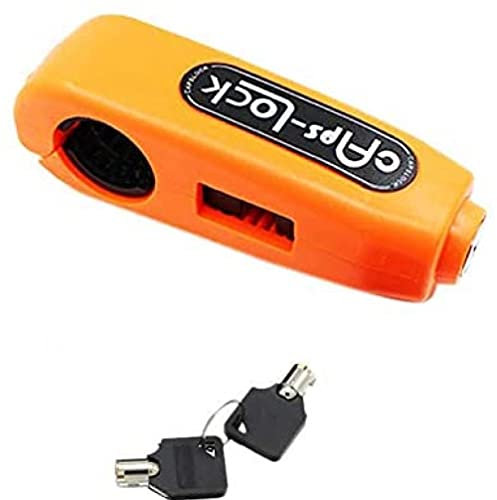 Universal-Motorrad-Bremssperre, Motorrad Caps-Lock, Lenker Gasgriff-Verschluss Anti-Diebstahl-Sicherheit Bremsstufe Schloss passt für Fahrrad-Roller-Industrie Scales