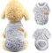 Warme Hunde Pullis,Haustier Pullover Grau,Hundepullover Winter,Haustierkleidung Katze,Sweater Hunde,Hund Kleidung,Hundepullover für Kleine und mittelgroße Hunde