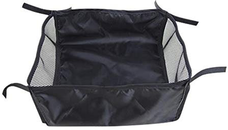 Faderr Aufbewahrungstasche für Kinderwagen, Kinderwagen, Buggy, Kinderwagen, Buggy, Universeller Korb für Kinderwagen, Einkaufskinderwagen, Buggy, Schwarz (Größe: S)