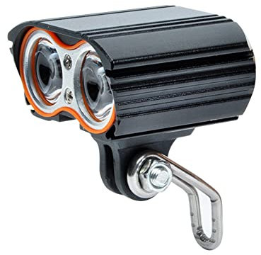 Domybest FR Phare Trottinette Electrique 800LM 5V-48V Lumière Avant étanche pour Scooter en Alliage d'aluminium Lampe Avant Feu Avant pour Scooter, Vélo