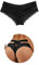 ohmydear String Sexy Tanga Femme Sexy Chic Dentelle String Culottes Slips Femmes Croisées Creux Out Entrejambe en Coton XL-2XL Transparent Panties Strings et Tangas sous-Vêtements Culottes