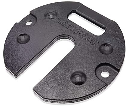 TOOLPORT 4 STK. Gewichtsplatten für Faltpavillons, schwarz