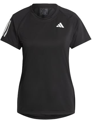 adidas Women's Club Tennis Tee, Black, XS