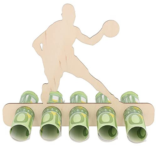 Spruchreif | Geldgeschenk Basketball – Originelle Gutscheinverpackung aus Holz | Perfekte Geschenkidee für Basketballer & Sportfans