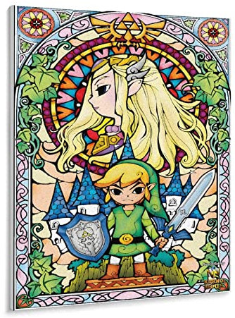 Holz Puzzle 1000 Stück Anime Legende Zelda Poster Erwachsene Kinder Spielzeug Dekompression Spiel(75x50cm)-z123p