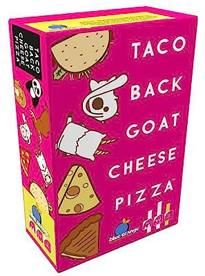 Blue Orange Juego Taco, Back, Goat, Cheese, Pizza