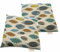 2 (pcs) Bouillotte Micro-onde (25x25 cm) - Coussin Chauffant Micro onde - Bouillotte Noyau de Cerise - Bouillotte Grain de Lin - Bouillotte Seche - Blé et Lavande