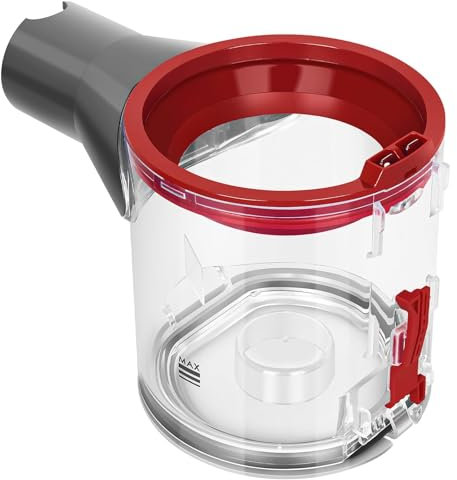 RUKHOOL Cubo de Polvo para Dyson V8 V7 Contenedor Basura Depósito Polvo Repuestos para Dyson Accesorios SV10 SV11 Aspiradora Basura Caja de Polvo No. 967699-01