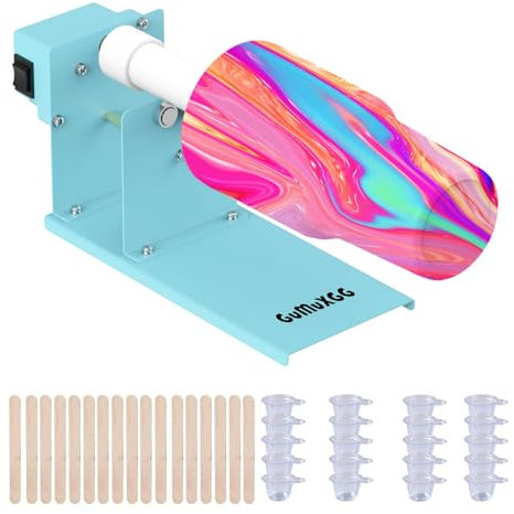 Tumbler Turner Tool for Epoxy Resin Projects, Fits Cups 10-30 oz, Durable Metal Construction, Portable USB Powered Design