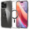 Spigen für iPhone 16 Pro Max Hülle [Anti-Yellowing] Ultra Hybrid MagFit Case Handyhülle Transparent Dünn Slim Kompatibel mit MagSafe -Carbon Fiber