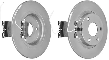 F.BECKER_LINE BREMSSCHEIBEN Ø238MM + BREMSBELÄGE VORNE FÜR CITROEN AX PEUGEOT
