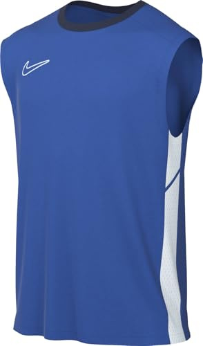 NIKE Dri-Fit Academy 25 Ärmelloses Fußballshirt Für Herren, Royal Blue/Midnight Navy/White/White, FZ9747-463, 2XL