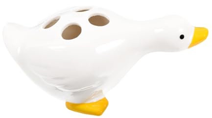 DRESSOOS Zahnbürstenhalter Aus Keramik Mit Tiermotiv Fürs Badezimmer Kompakter Und Stabiler Halter Für Zahnbürsten Im Alltag