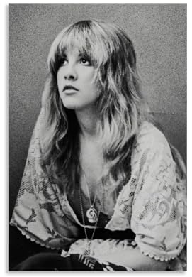 ZJPONB Stevie Poster Nicks, Vintage-Poster, Leinwand, Wandkunst, dekoratives Wohnkultur, Gemälde für Wohnzimmer, Schlafzimmer, 30 x 45 cm, ungerahmter Stil