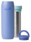 Boon Frosh Portable Breast Milk Chiller - Stainless Steel Breast Milk Cooler - Stainless Steel Portable Milk Storage Container - Blue - Keeps Breast Milk Cold for up to 17 Hours*