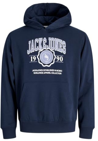 JACK & JONES Jjmako Sweat Hood Pls - Plus Size