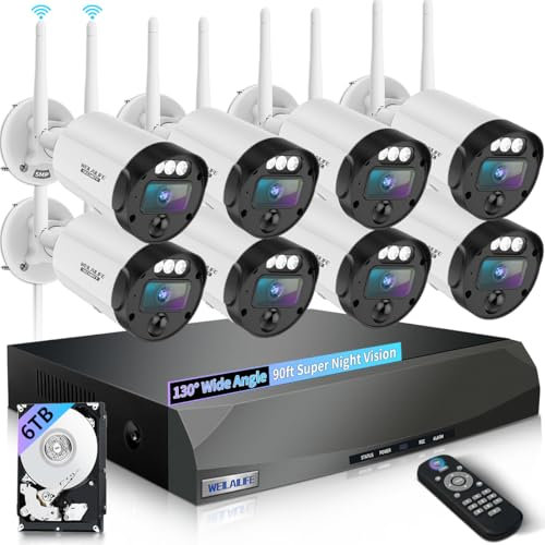 5MP Outdoor Wireless Security Camera System