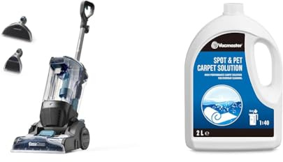 Vacmaster Carpet Cleaner For Carpets, Stairs and Upholstery+Vacmaster Shampoo For Use With All Leading Carpet Cleaners