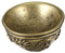 VICASKY Bol en laiton antique - Bol miniature décoratif avec des sculptures fines - Idéal comme ornement ou objet de collection pour les amateurs d'art vintage et en laiton
