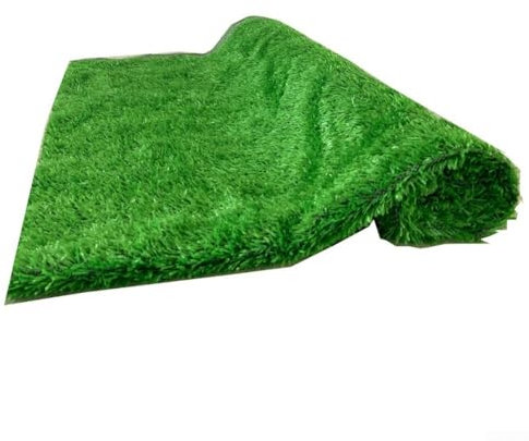Tappeto erboso artificiale, prato sintetico da giardino, altezza 20 mm, prato sintetico verde finto per paesaggi esterni, patio, balcone, parco giochi (1 x 1 m)