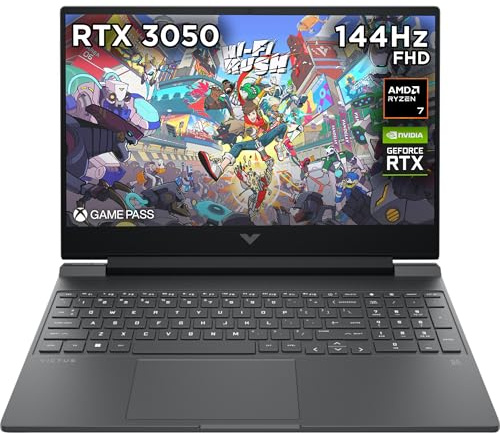 HP Victus Gaming 15-fb3004sa 15.6 1920 x 1080 pixels AMD Ryzen 7 16GB 512GB SSD NVIDIA GeForce RTX 3050 Windows 11 Home
