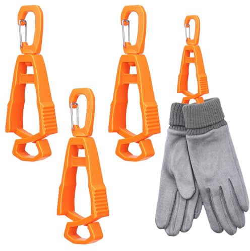 Mabor 3 Stück Tragbare Handschuhe Halter Handschuhhalter Gürtel Handschuhclip für Bauarbeiter Feuerwehrleute und Outdoor-Enthusiasten