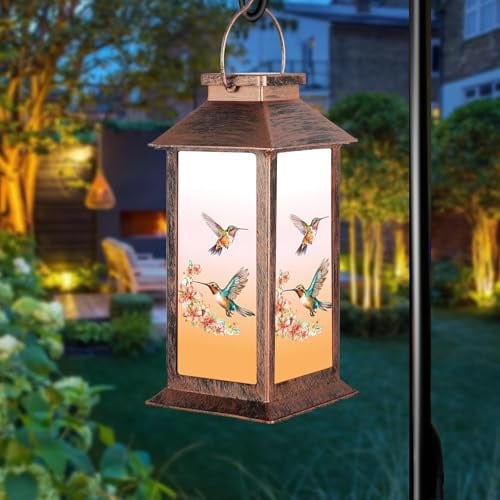 Solarlampen für Außen Hängend, 1 Stück Solarlampen für Außen Garten | IP65 Wasserdicht Solarlaterne für Außen, LED Solar Laternen für Außen Garten Deko Draußen Balkon