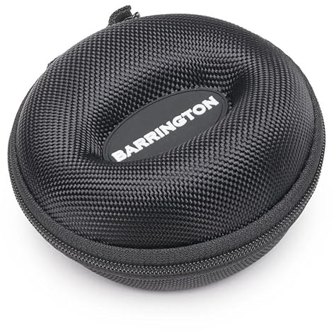 BARRINGTON Adventurer Einzelne Uhrenreisebox mit Reißverschluss in Schwarz Stilvoller Wasserdichter Schutz Aufbewahrungsorganisator für Armbanduhren