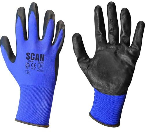Scan SCAGLODEXTXL Max Dexterity Nitrile Gloves - Size 10 (XL)