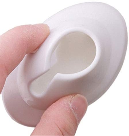 QQWA White Nail Polish Bottle Holder Soft Rubber Nail Polish Bottle Holder Anti-Spill Nail Polish Stand Nail Art Organizer Display Manicure Tools For Home Shop Beauty Salon
