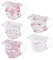 HeiFENGLI 50 Stück Mundschutz Erwachsene Einweg 3-lagig mit Motiv Bunt Mund Nasenschutz Druck Tücher Atmungsaktiv Mund-Tuch Bandana Halstuch Schals (A33, 17x9.5cm)