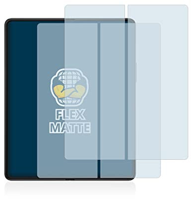 brotect Protection Intégrale Incurvé Matte pour Samsung Galaxy Z Fold 3 5G (Affichage interne) (2 Pièces) - Couverture Complète, Protection Écran